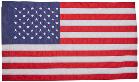 Annin Flagmakers nylon flag front view shows vibrant outdoor color for exterior displays
