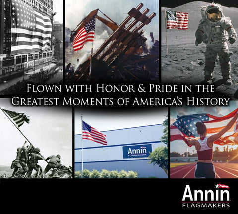 Annin Flagmakers American-made flag manufactured in USA facilities.