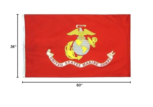 Annin Flagmakers flag arrives in presentation box for gifting Marine flag