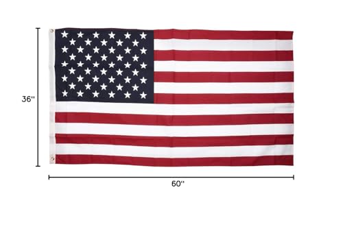 Patriotic flag suitable for wall, porch, or garden displays