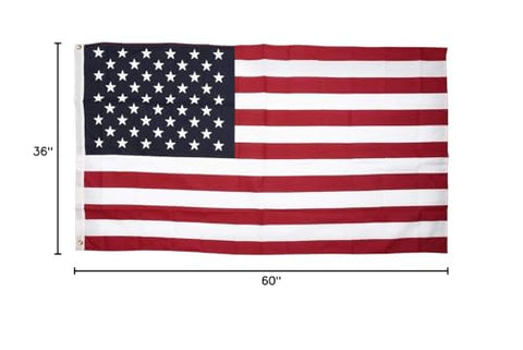 Patriotic flag suitable for wall, porch, or garden displays