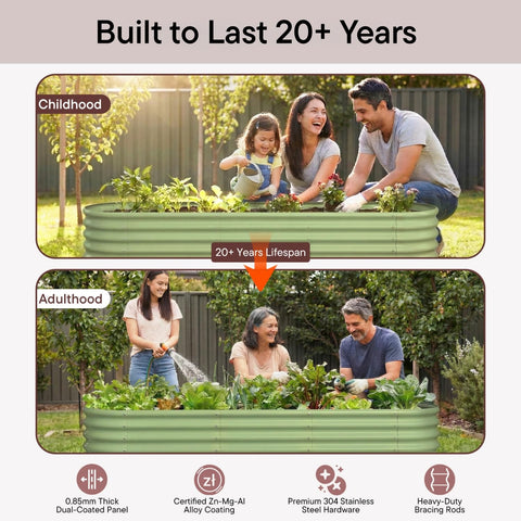 Annoell 6x2x1.5 ft layout emphasizes customizable bed placement.