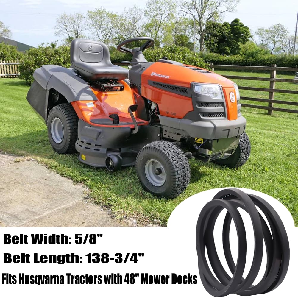 Annolai 532197242 belt side view showing 5/8 inch width for durability.