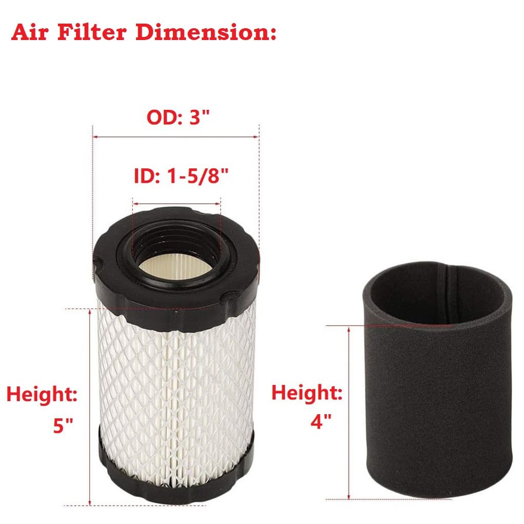 Annolai air-filter dimensions aid quick fit verification.