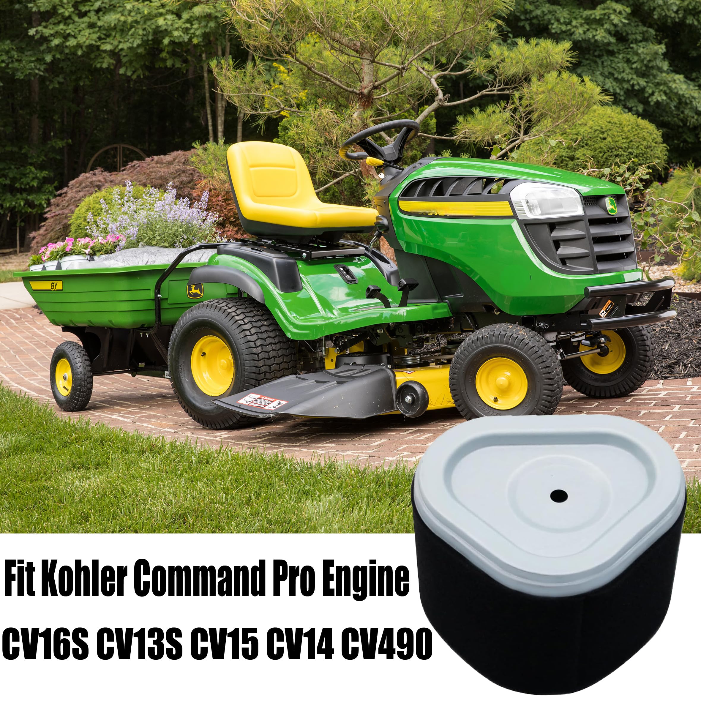 Annolai air filter 12-083-16 for Kohler improves air intake