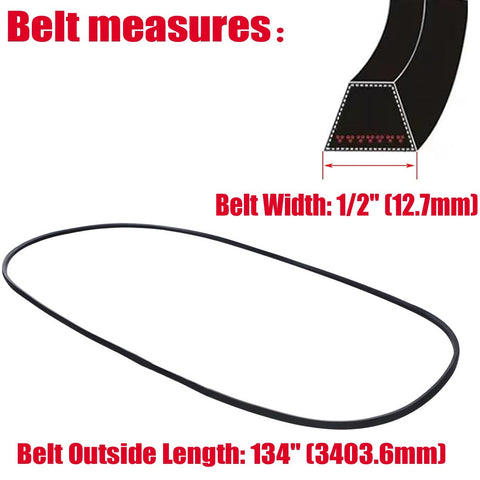 Annolai replacement belt close-up highlighting precise width for proper fit.
