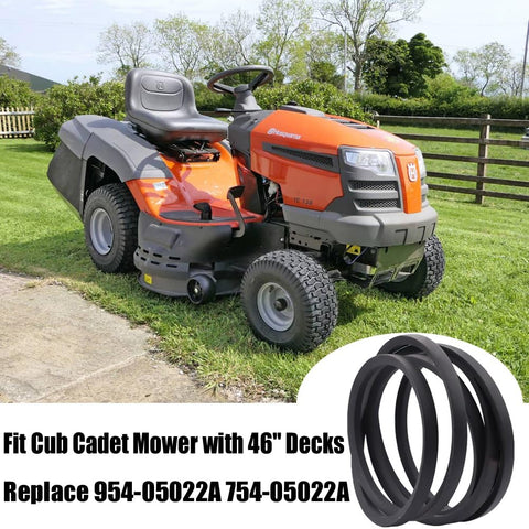 Annolai XT1 LT46 deck belt fit for Cub Cadet, tension and drive gains.
