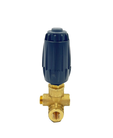 Annovi Reverberi VRT3-310EZ unloader with adjustable knob enables precise pressure control.