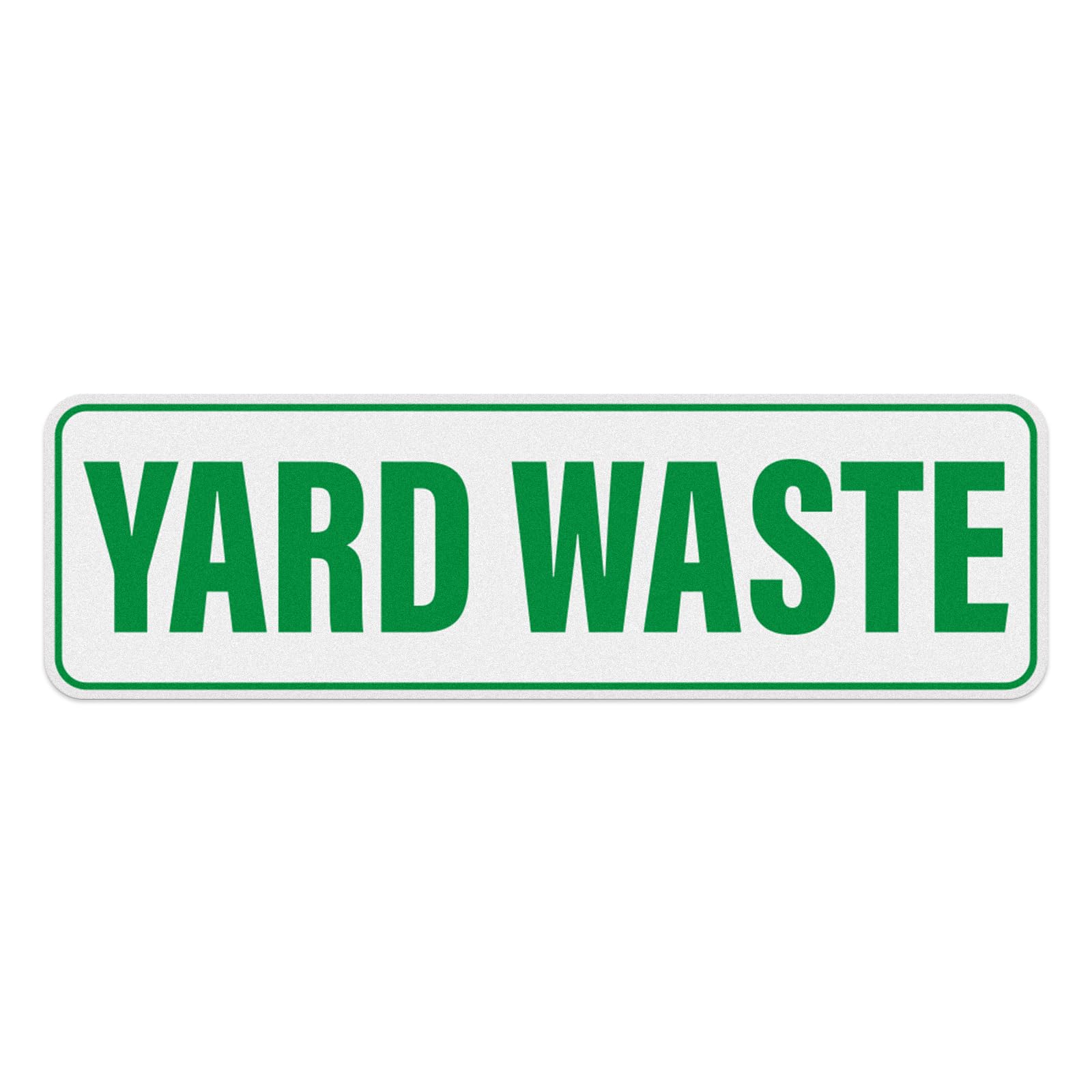 Ideal for compost bins and yard debris containers with clear labeling.