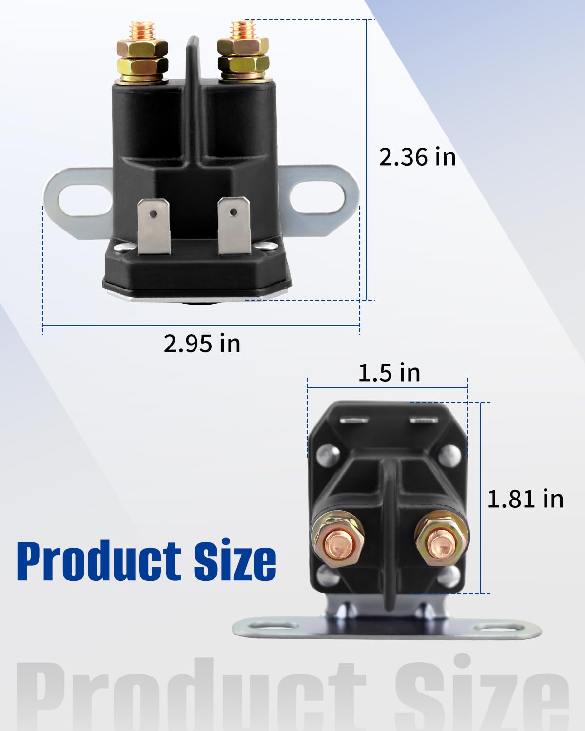 ANODZU durable solenoid built with copper wire withstands temperature shifts for lawn care