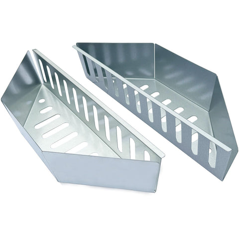 Anokeditsen Originals Charcoal Basket front view shows durable stainless steel for Weber grills