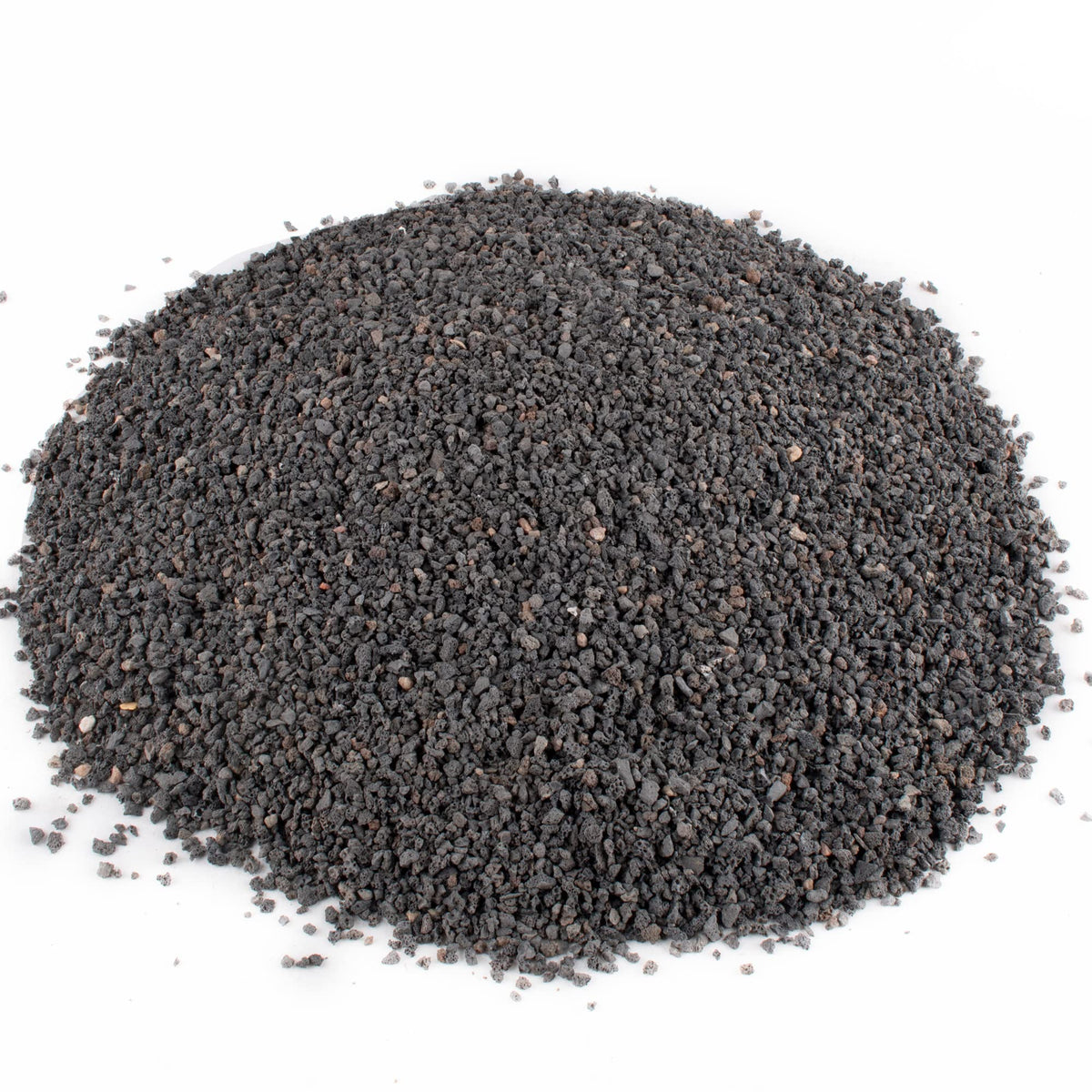 Anothera 7lb black lava rock bottom layer for drainage in potted plants.