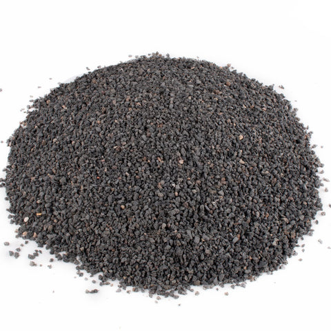 Anothera 7lb black lava rock bottom layer for drainage in potted plants.