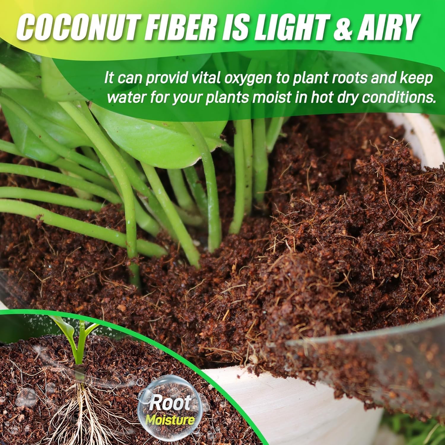 Anothera Coco Coir Bricks are heat-treated for healthier plant growth.