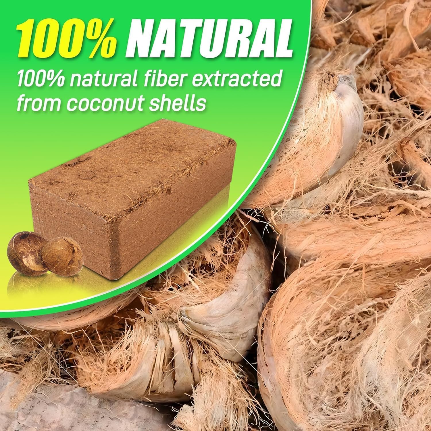 Anothera Coco Coir Bricks demonstrate water retention and aeration for healthier roots.