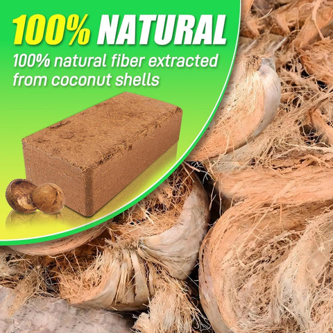 Anothera Coco Coir Bricks demonstrate water retention and aeration for healthier roots.