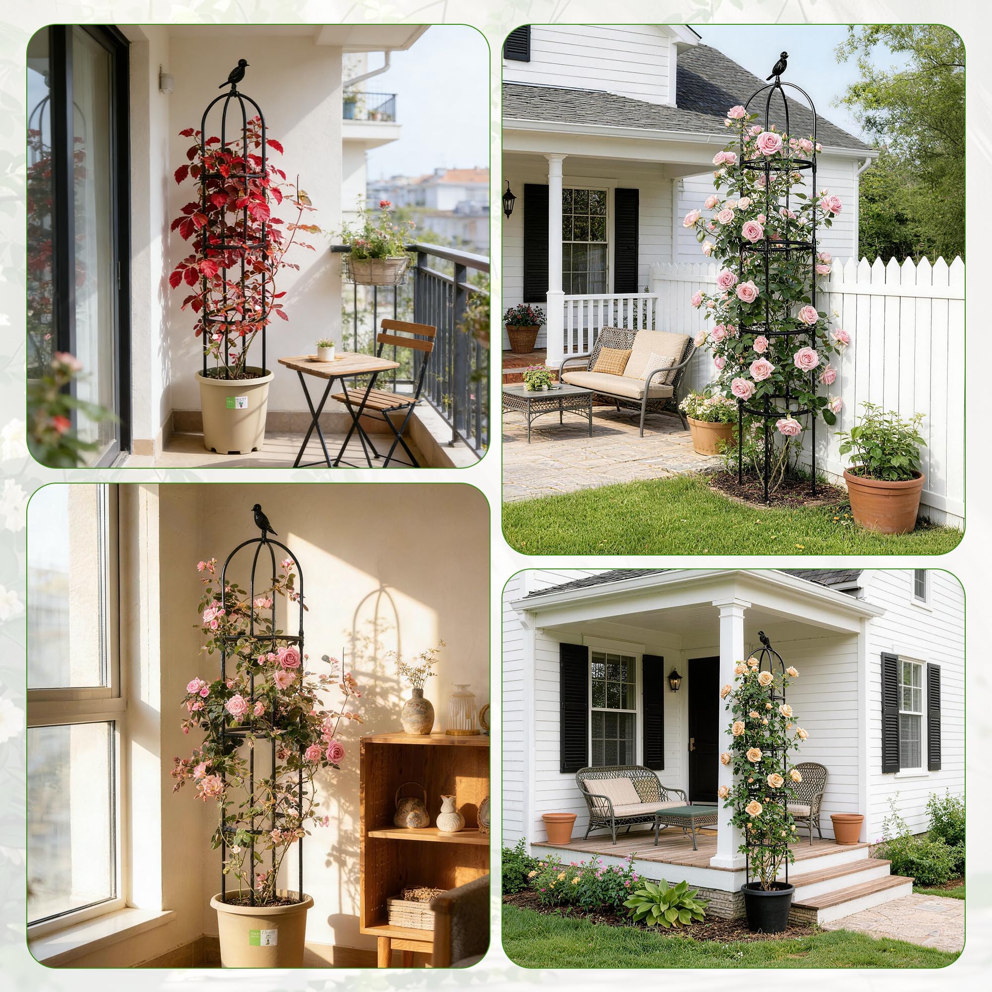 Anothera obelisks disassemble for compact winter storage