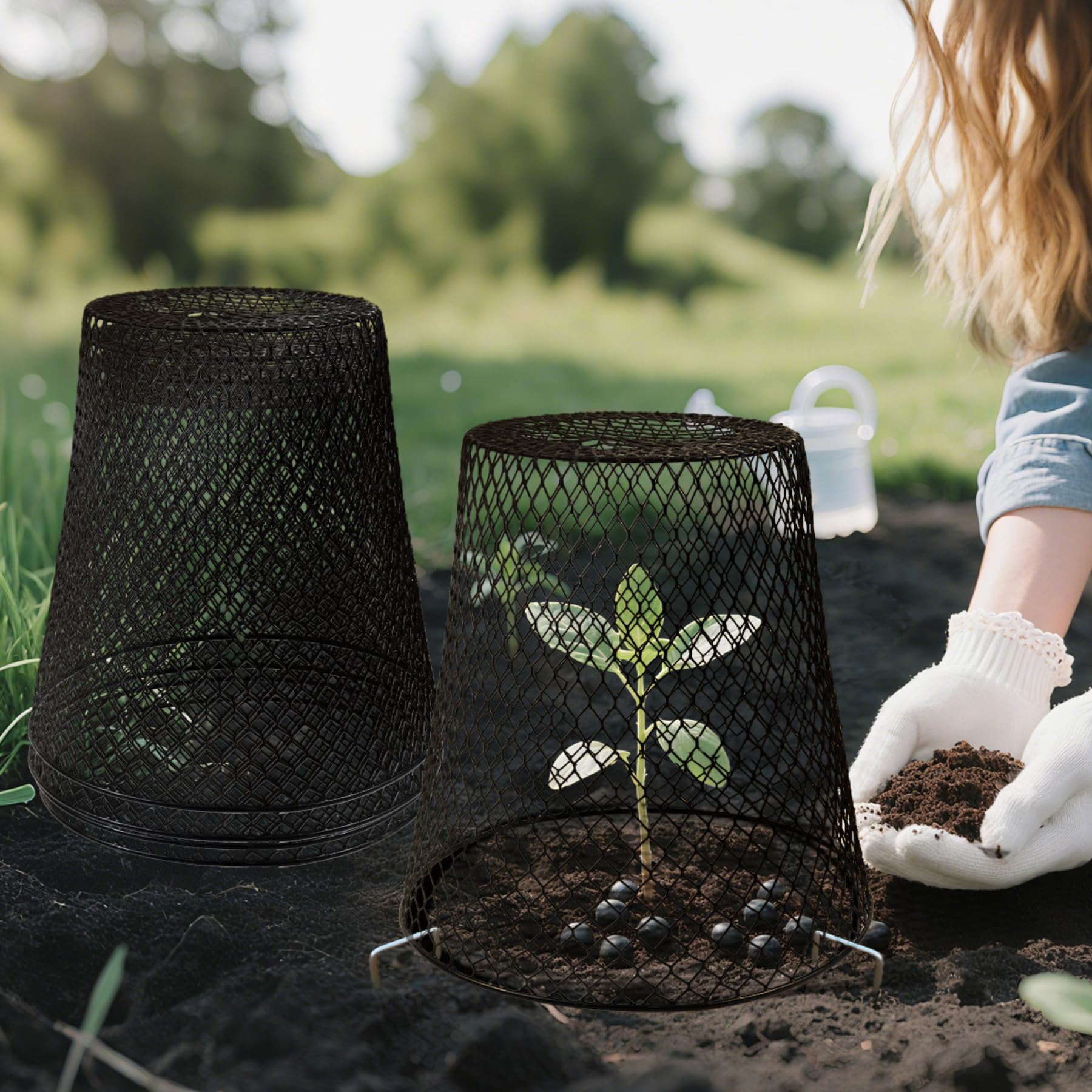 Anothera 9.2 inch cloche height supports healthy growth