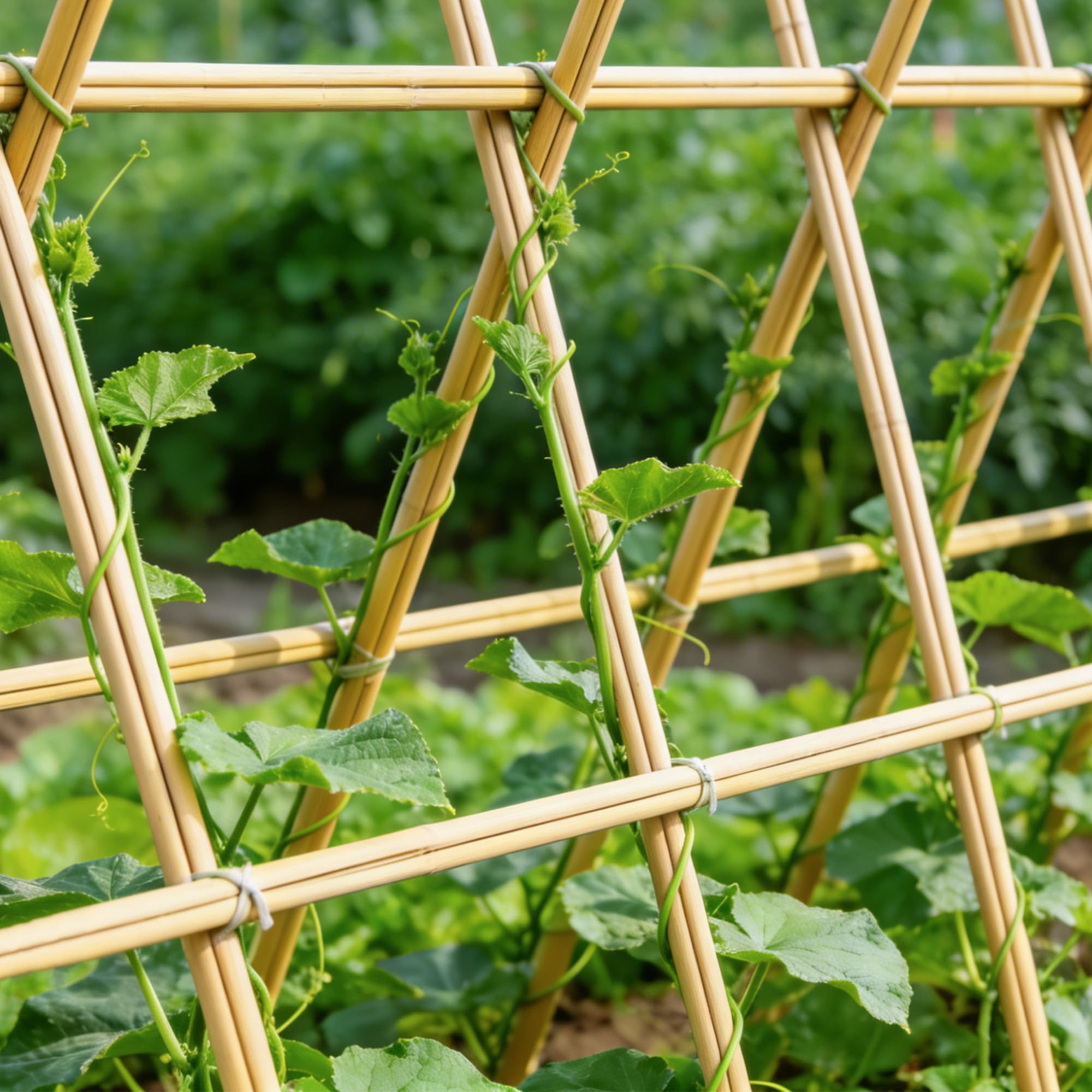 Anothera reusable bamboo stakes offer eco-friendly, long-lasting garden support.