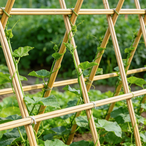Anothera reusable bamboo stakes offer eco-friendly, long-lasting garden support.