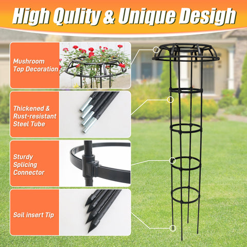 Anothera open-frame design supports improved air circulation around plants.
