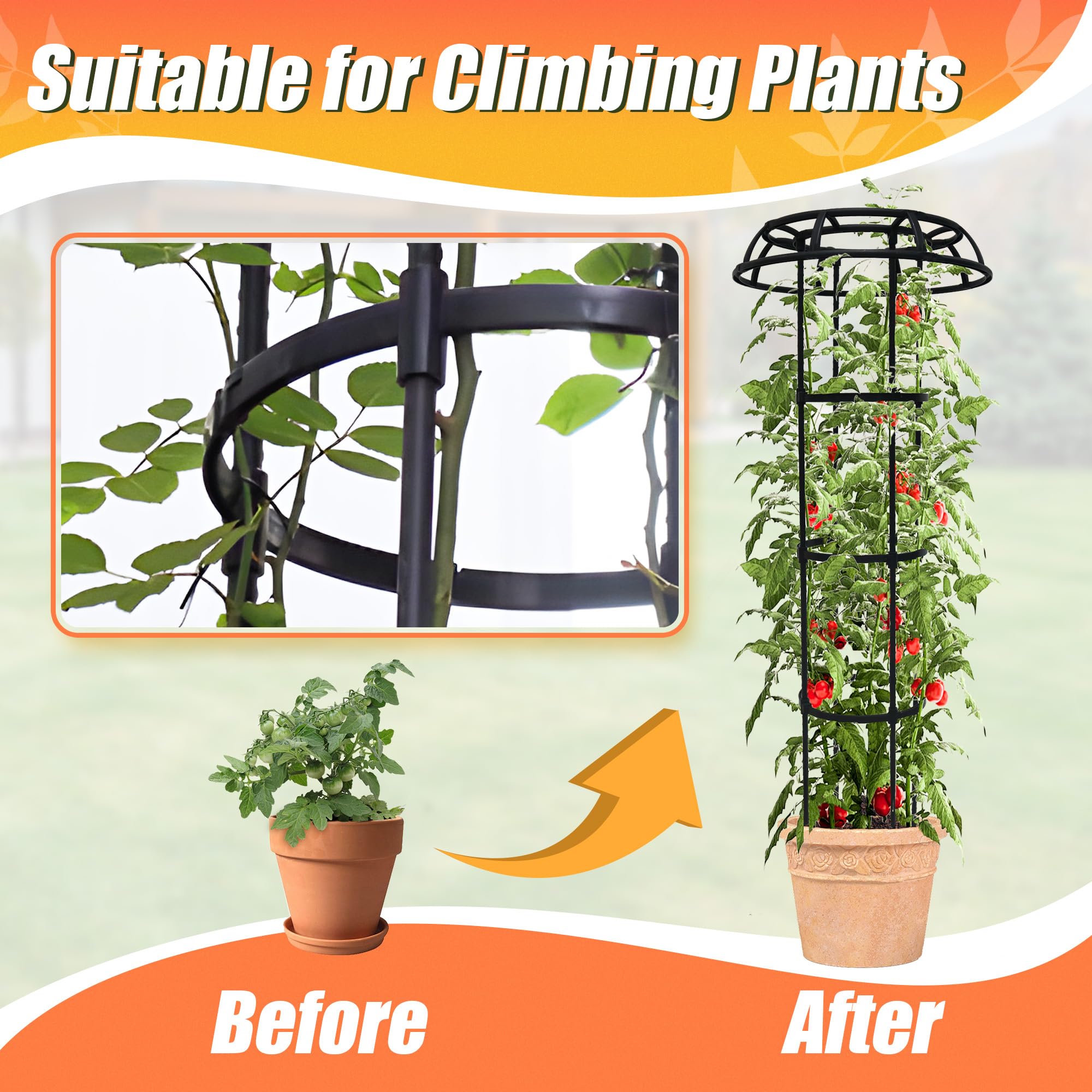 Anothera garden trellis supports vines and vegetables while elevating décor.