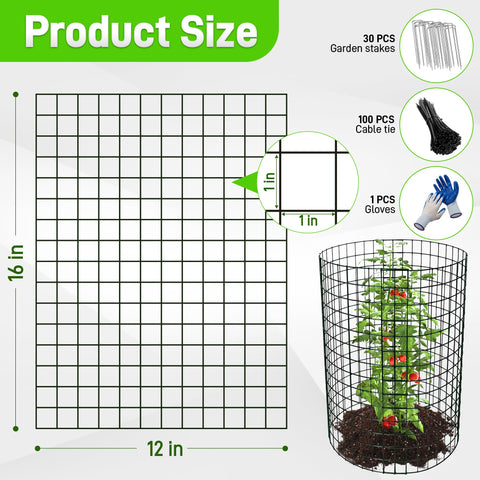 Anothera wire mesh panel 1-inch mesh provides sturdy animal defense and healthy airflow