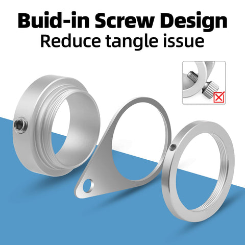 Anovo adjustable screws fit 1.02 to 1.25 inch flagpoles