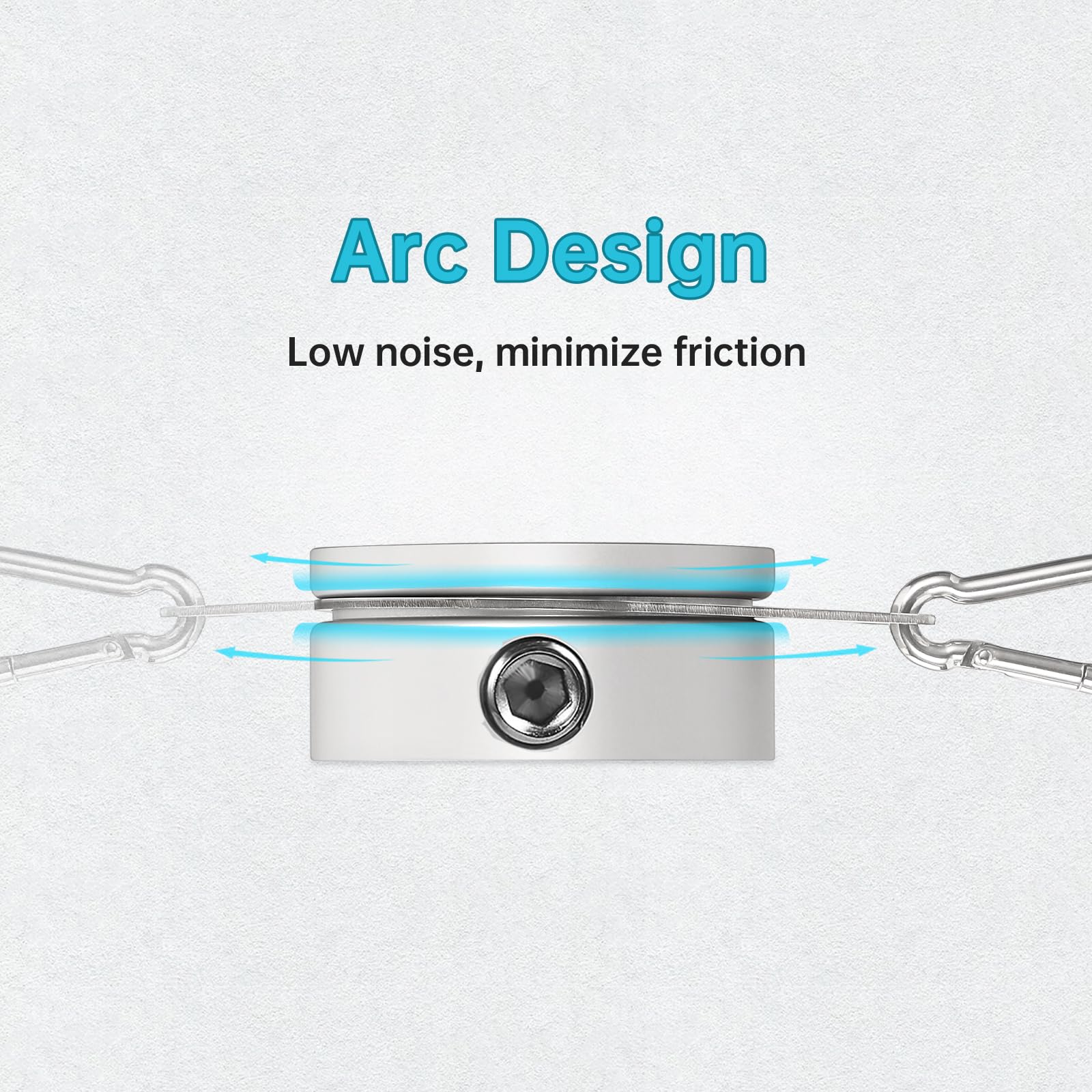 Anovo aluminum alloy armature built for weather resistance and long life.