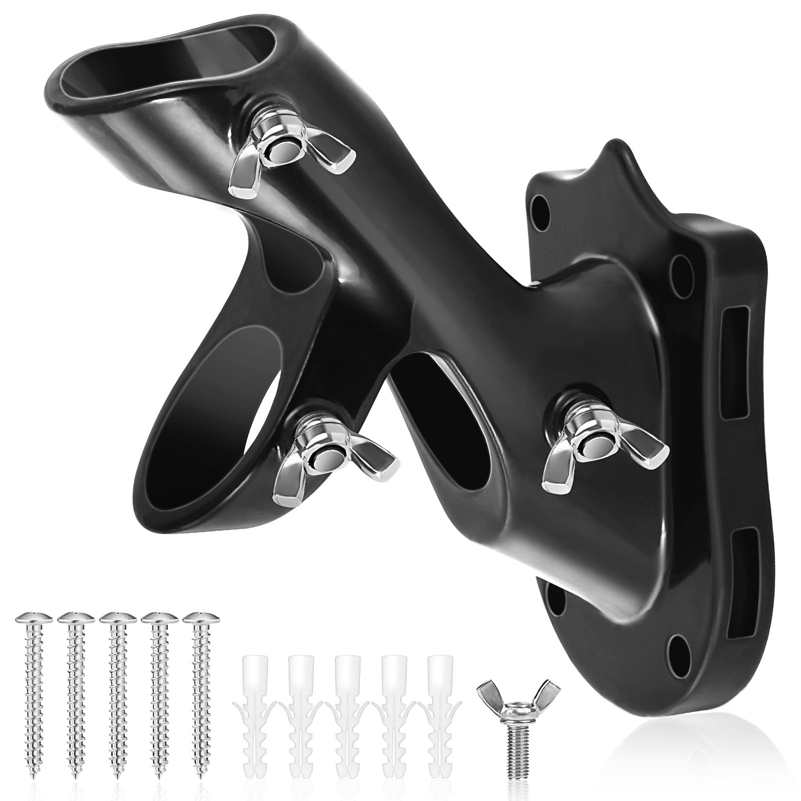 Anovo easy-install kit includes screws and anchors for quick mounting.