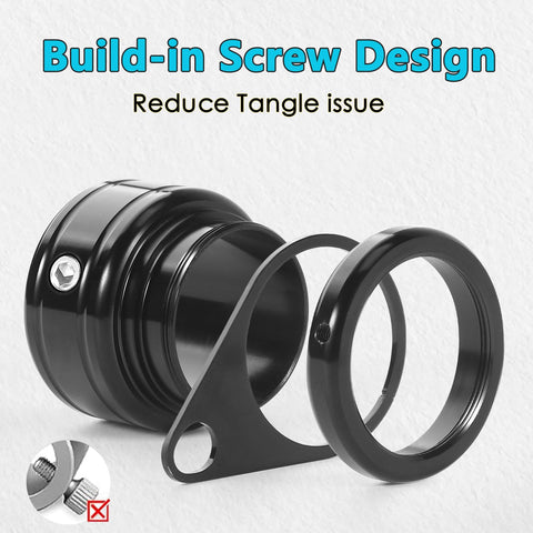 Anovo flag ring with easy screws fits 0.75 to 1.02 inch poles