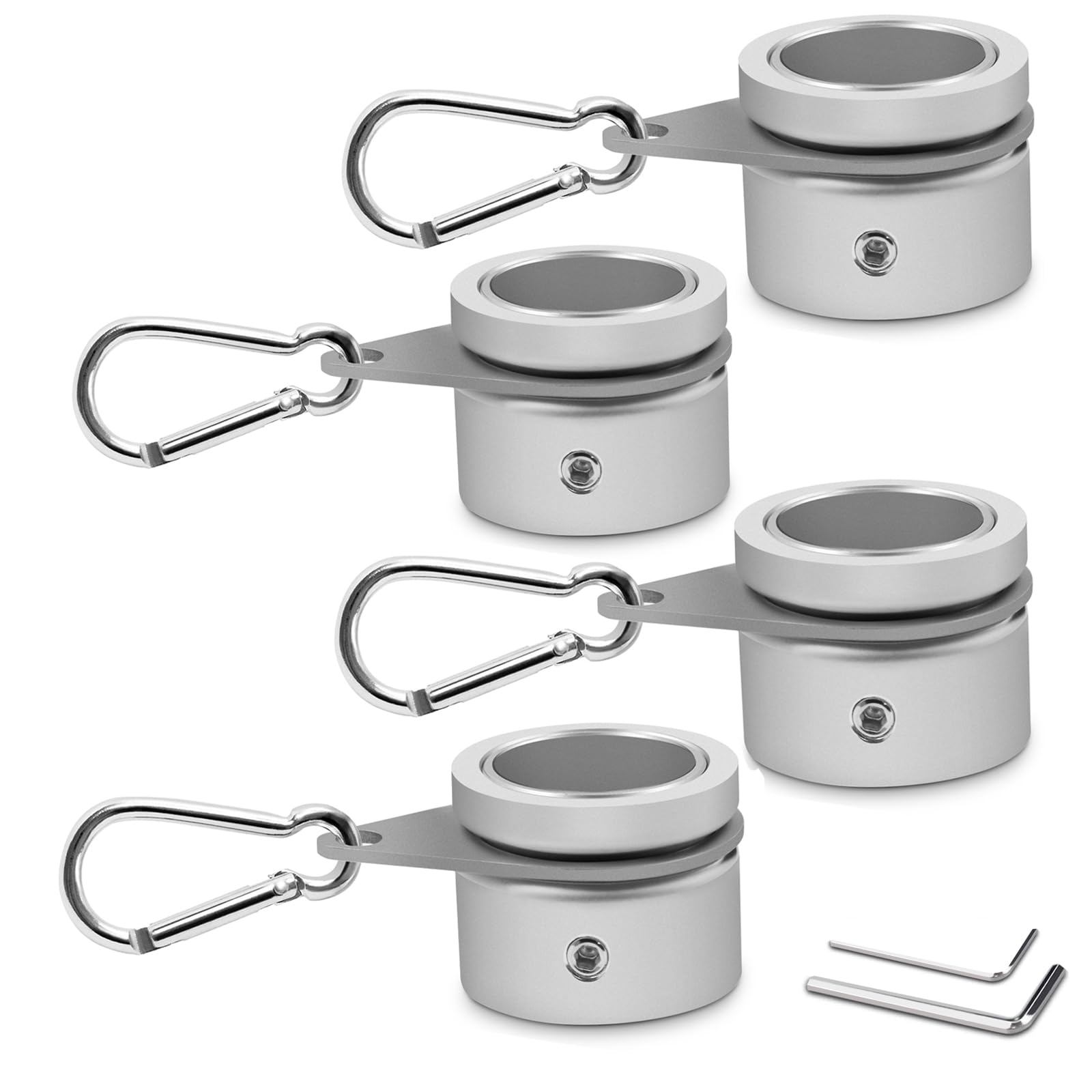 Anovo flag pole rings 360° rotate for smooth flag movement in wind