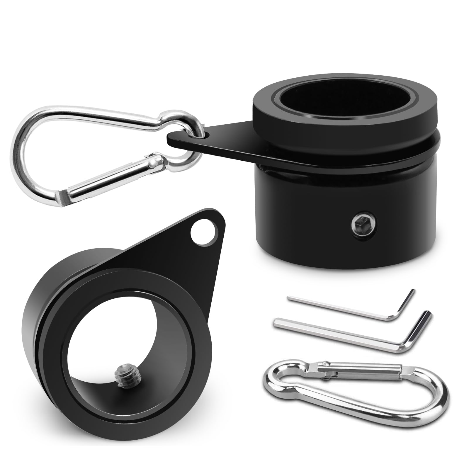Anovo flag pole rings with 360-degree rotation for smooth flag movement in wind