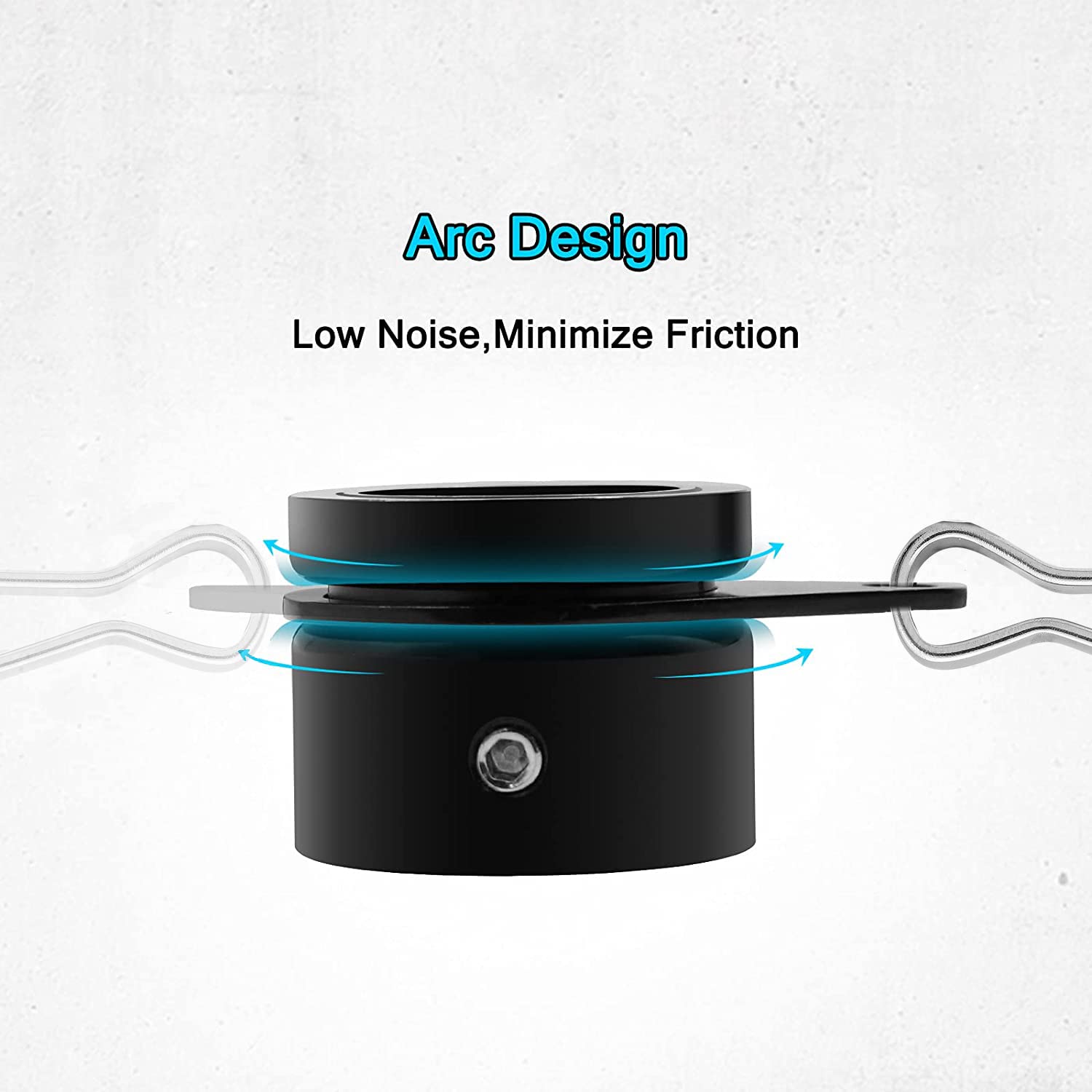 Anovo flag pole rings anti-wrap design prevents tangling and keeps flag display tidy