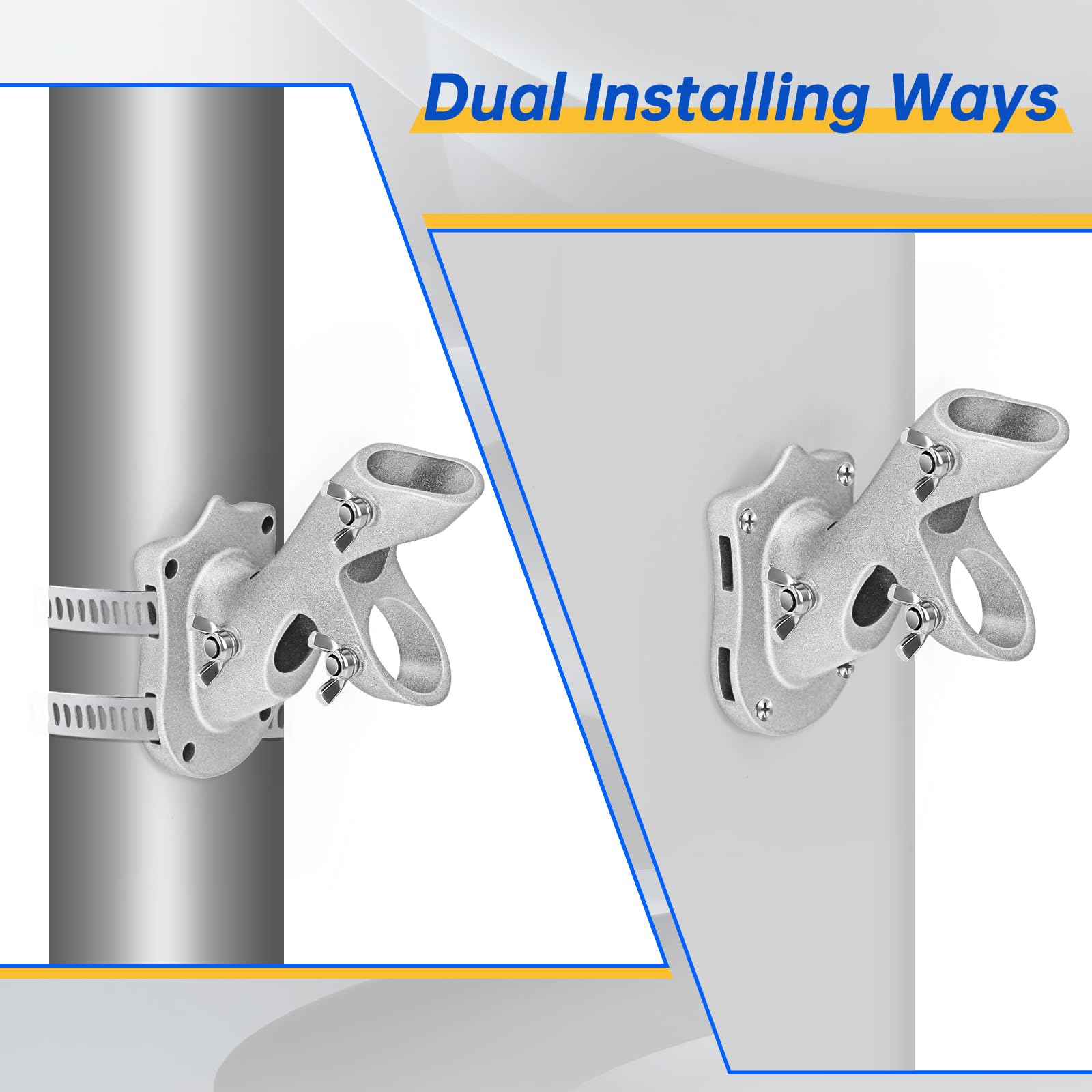 Anovo included screws and wall anchors for quick mounting.