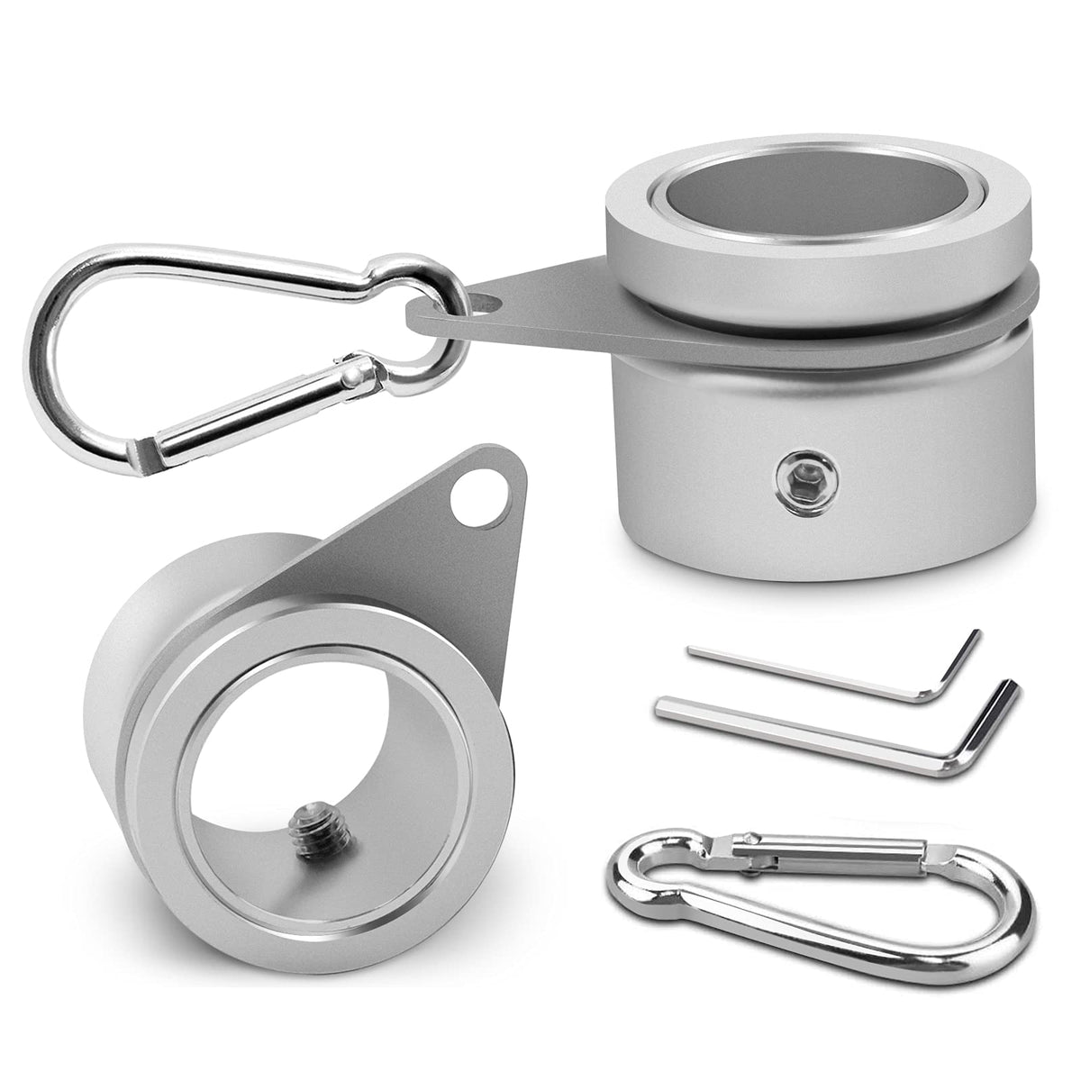 Anovo flagpole ring with 360 rotation to reduce wrap