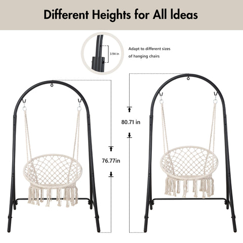 ANOW triangular stability design keeps your hammock secure during use