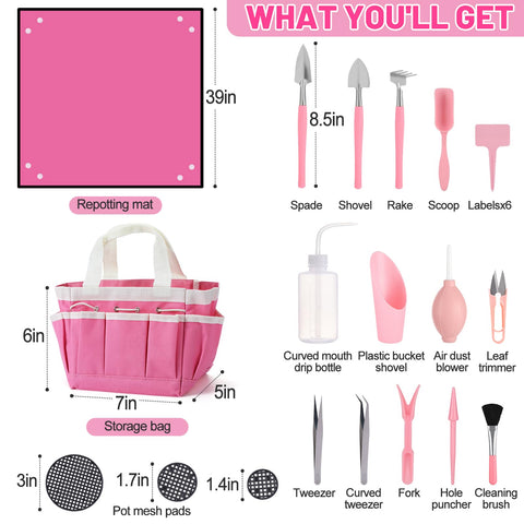ANPHSIN plastic bucket shovel helps soil handling and cleanup.