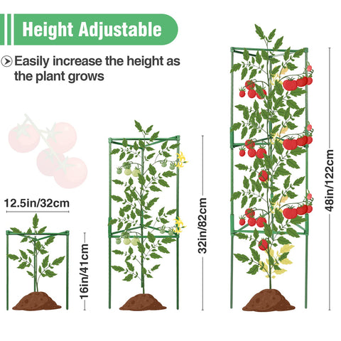 ANPHSIN breathable 10-gallon grow bags support root health and easy relocation.