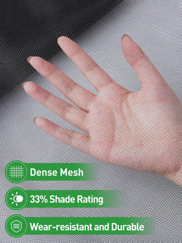 ANPHSIN breathable see-through mesh preserves view while protecting crops.