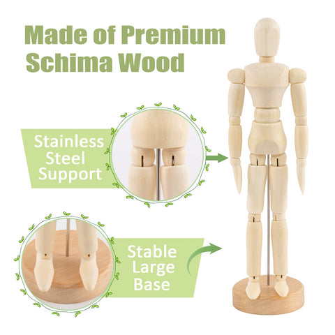 ANPHSIN durable schima wood stand provides stable tabletop display