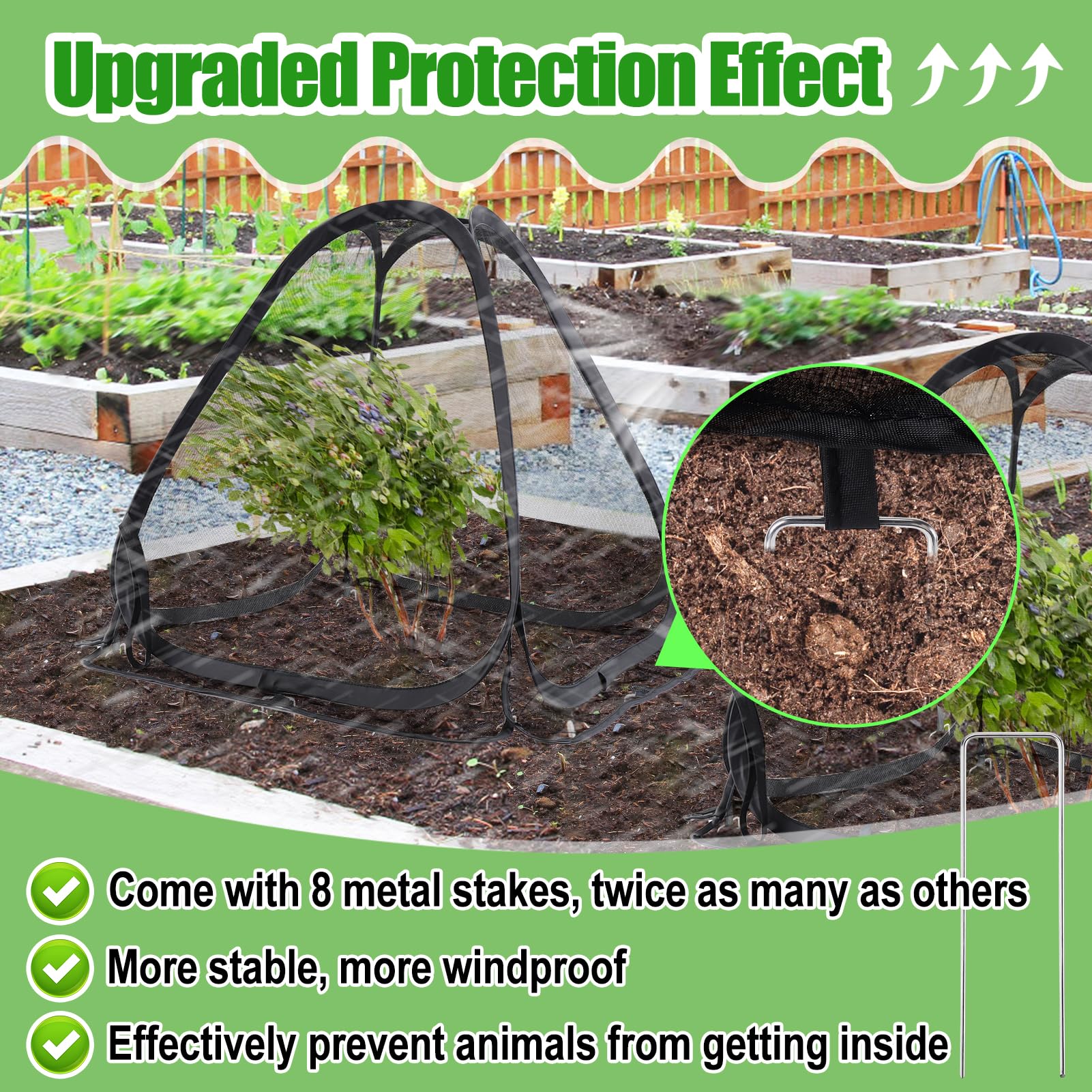 ANPHSIN fine-mesh garden protection for delicate crops