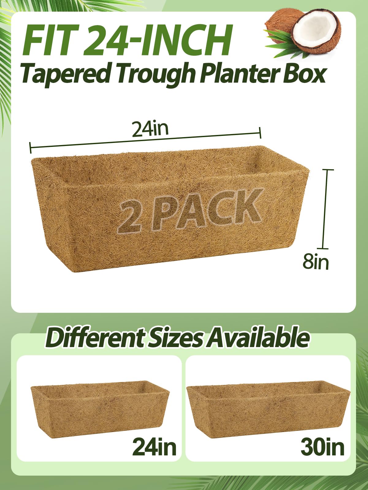 ANPHSIN easy-installation in-planter solution for 24-inch trapezoidal boxes.