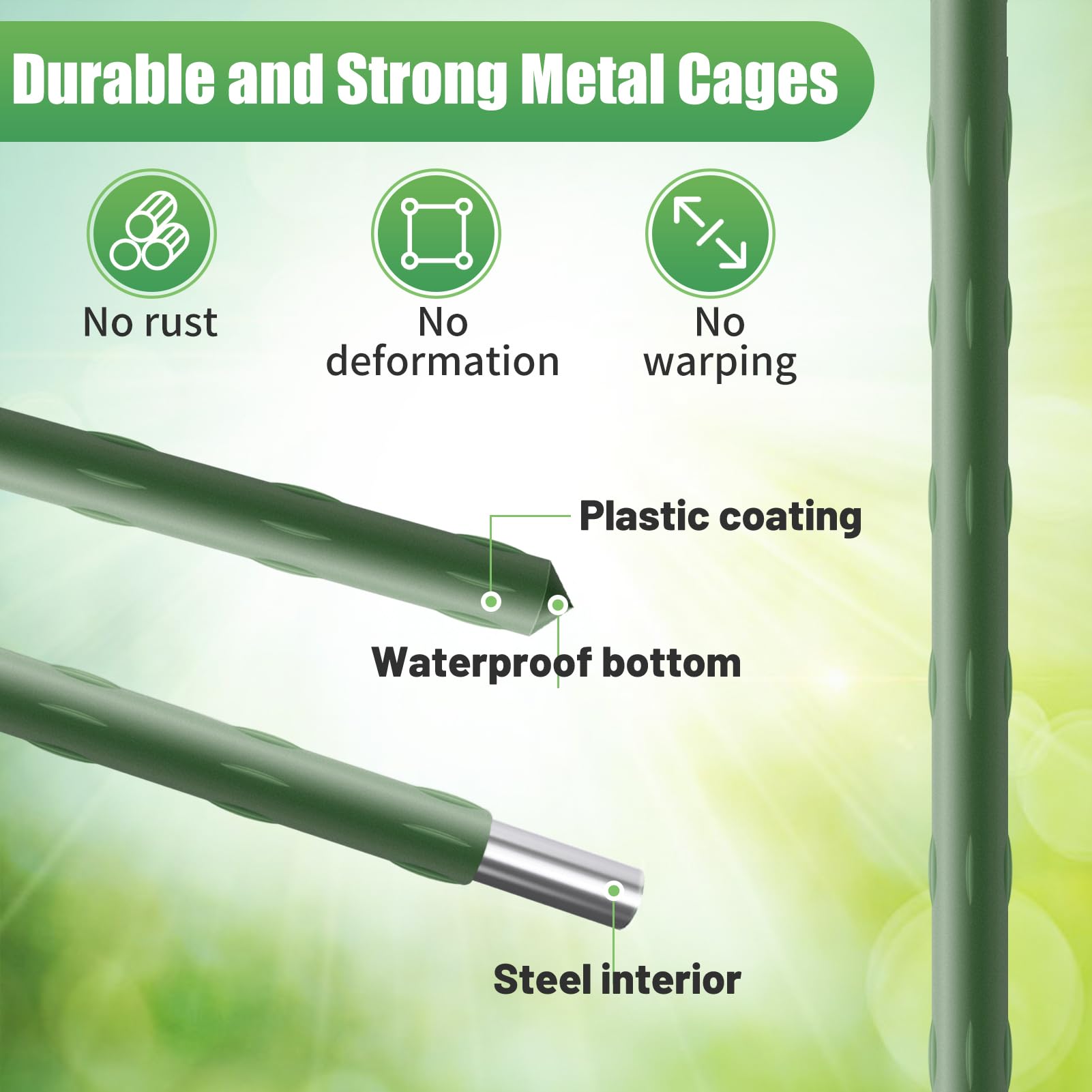 ANPHSIN multi-pole system adjusts height up to 48.5 inches.