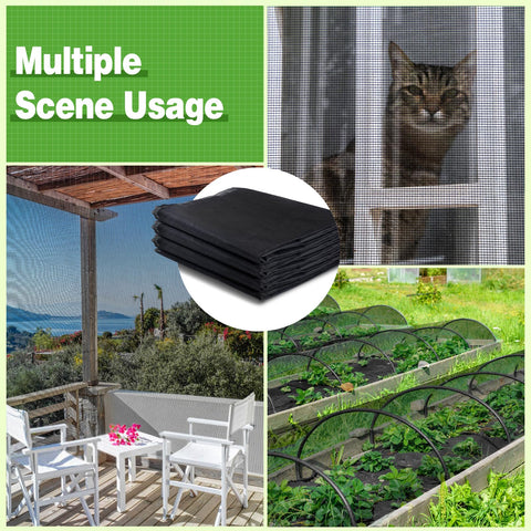 ANPHSIN patio balcony netting creates a barrier against birds with airflow.