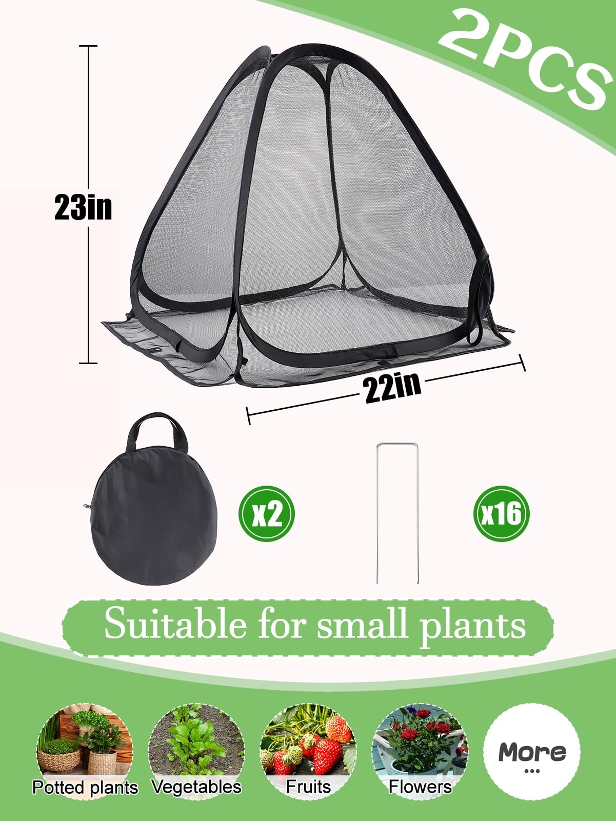 ANPHSIN plant cover sets simplify garden care and deployment