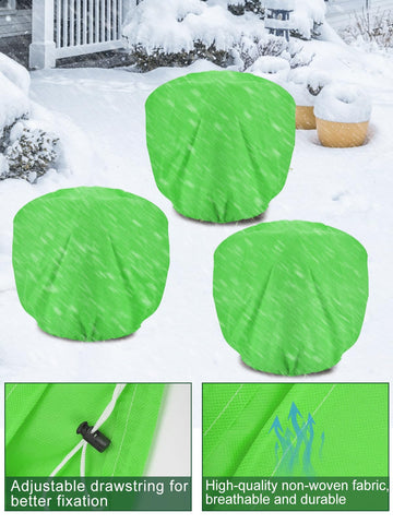 ANPHSIN protective cover for potted plants keeps beds safe from frost and weather.