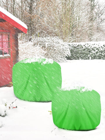 ANPHSIN soft nonwoven fabric wrap provides breathable frost protection for outdoor plants.