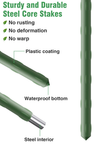 ANPHSIN steel-core cages with plastic coating resist weather for long-lasting use.