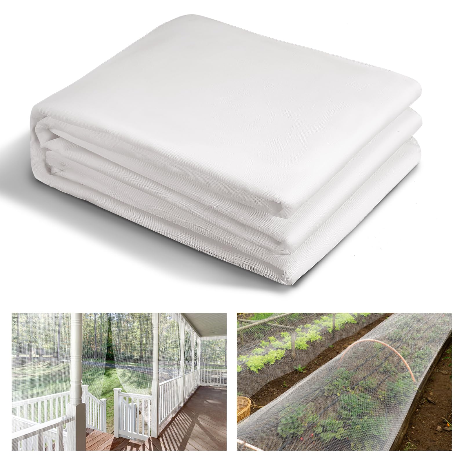 ANPHSIN stronger garden mesh with dense mesh protects plants from birds and pests